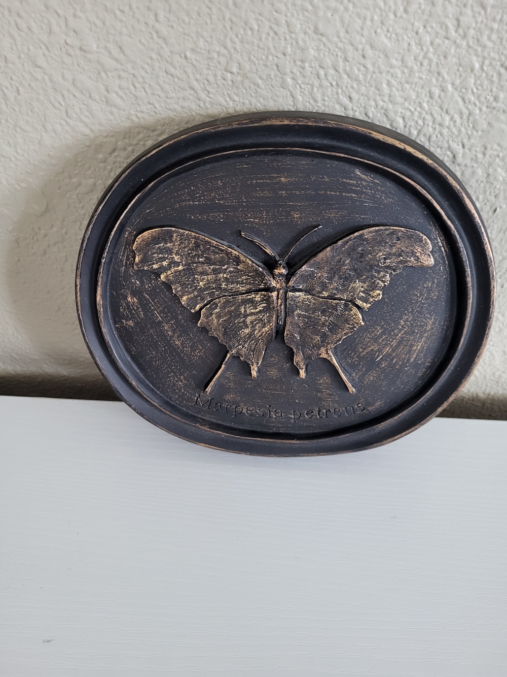 Bronze Butterfly Wall Plaque - Decorative Home Wall Decor